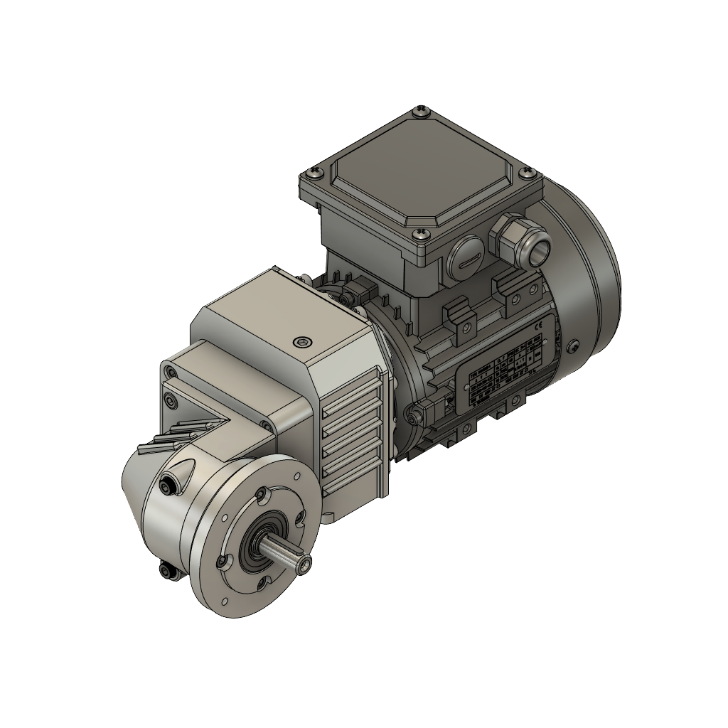 Heytraction Getriebemotor Type G22W2-09/4 - Bauform B14 - 0,09 kW